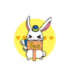 北ウサギ君と南ウサギちゃん（個別スタンプ：3）