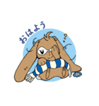 北ウサギ君と南ウサギちゃん（個別スタンプ：5）