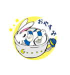 北ウサギ君と南ウサギちゃん（個別スタンプ：6）