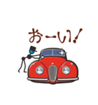 くるまをみがくひと（40’s欧州車）（個別スタンプ：6）