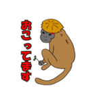 サル、ゴリラ、チンパンジー ♪ by JMC（個別スタンプ：14）