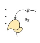 勝気なインコのもちちゃん（個別スタンプ：11）