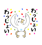 勝気なインコのもちちゃん（個別スタンプ：40）