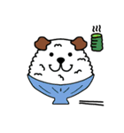 おもち犬の日常会話（個別スタンプ：7）