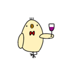 あかちょうネクタイのひよこ（個別スタンプ：10）