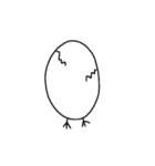 あかちょうネクタイのひよこ（個別スタンプ：13）
