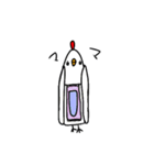 あかちょうネクタイのひよこ（個別スタンプ：16）