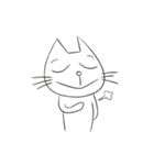 三白眼ネコの日常（個別スタンプ：11）
