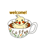 うきうき！オカメです。（個別スタンプ：1）