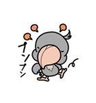 可愛いハシビロコウの日常会話スタンプ。（個別スタンプ：21）