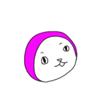 ピンクのだんご（個別スタンプ：1）