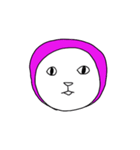 ピンクのだんご（個別スタンプ：4）