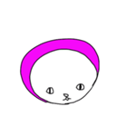 ピンクのだんご（個別スタンプ：8）