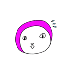 ピンクのだんご（個別スタンプ：9）