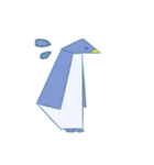 折り紙ペンギン（個別スタンプ：5）