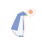 折り紙ペンギン（個別スタンプ：6）