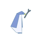 折り紙ペンギン（個別スタンプ：7）