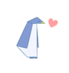 折り紙ペンギン（個別スタンプ：9）