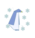 折り紙ペンギン（個別スタンプ：10）