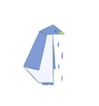 折り紙ペンギン（個別スタンプ：11）
