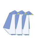 折り紙ペンギン（個別スタンプ：16）