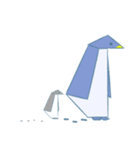 折り紙ペンギン（個別スタンプ：17）