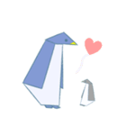 折り紙ペンギン（個別スタンプ：18）