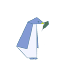 折り紙ペンギン（個別スタンプ：24）