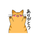 まるねこ（茶トラ）（個別スタンプ：2）