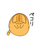 まるねこ（茶トラ）（個別スタンプ：3）