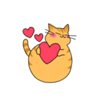 まるねこ（茶トラ）（個別スタンプ：12）