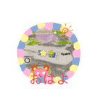 かわいいクレヨンタッチ2（個別スタンプ：1）