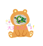 かわいいクレヨンタッチ2（個別スタンプ：3）