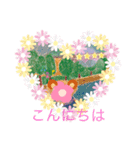 かわいいクレヨンタッチ2（個別スタンプ：9）