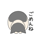 まるねこ（白黒）（個別スタンプ：23）