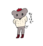 冬好きネズミくん（個別スタンプ：7）