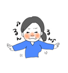 恥ずかしがり屋な女の子（個別スタンプ：5）