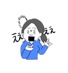 恥ずかしがり屋な女の子（個別スタンプ：7）