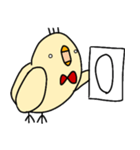 あかちょうネクタイのひよこ2（個別スタンプ：16）