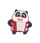 Panda Pange 音楽家（個別スタンプ：13）