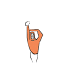 スマートなゴリラ（個別スタンプ：12）