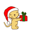 かわいい猫ポポのクリスマス(冬)（個別スタンプ：4）