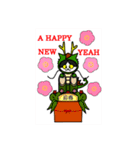 黒猫(ネロ10～年末年始～)（個別スタンプ：24）