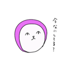 しゃべるピンクだんご（個別スタンプ：5）