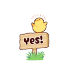 ひつじさんとひよこさんスタンプ（個別スタンプ：14）