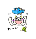 ゆるいネコや生き物達の日々（個別スタンプ：9）