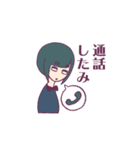 ジト目とうさぎ（個別スタンプ：4）