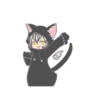†くろねこ†さん（個別スタンプ：4）