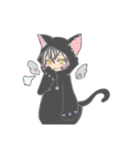 †くろねこ†さん（個別スタンプ：7）