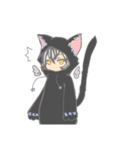 †くろねこ†さん（個別スタンプ：9）